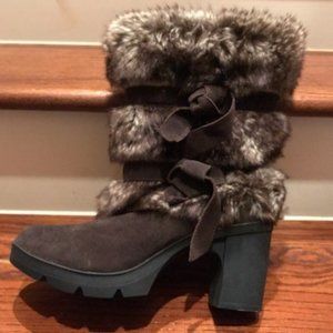 BearPaw Bridget fur boots